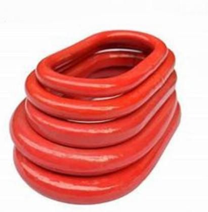 High Quality Red Color Painted Alloy Steel Forged Chain Master Link