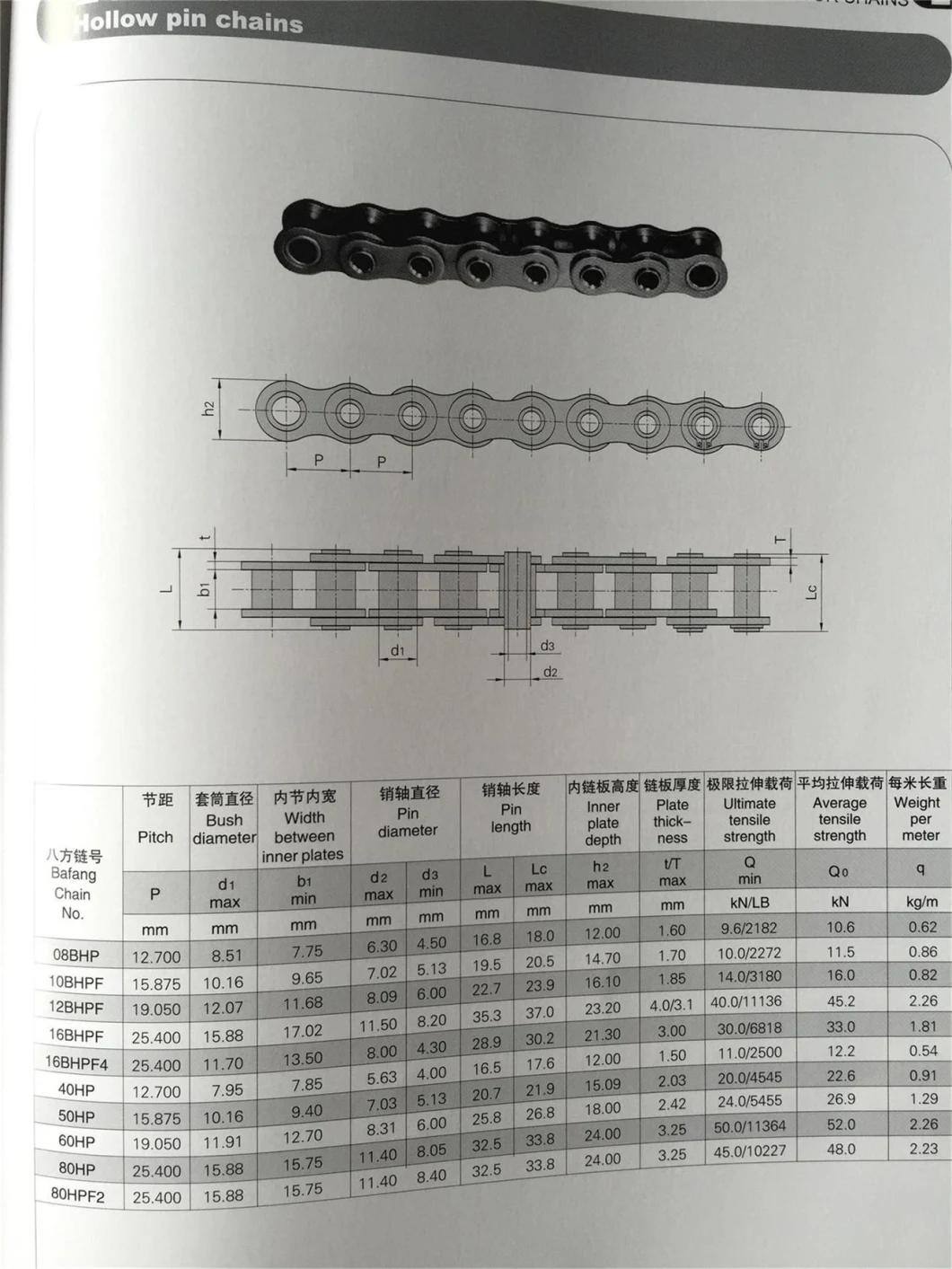 Hollow Pin Chains Conveyor Chains