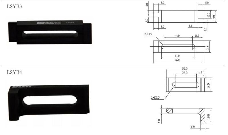 Aluminum Optical Base Clamp Lsyb