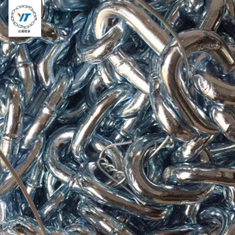 G30 Ordinary Mild Steel Galvanize Short Link Chain