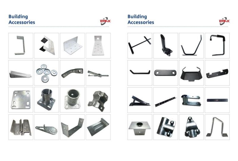 Customized Zinc Aluminum Stamping Hardware Reinforced Corner Bracket