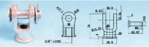 Socket Clevis Extension Links Good Quality Steel Iron Overhead Power Line Fitting Extension Link Clevis