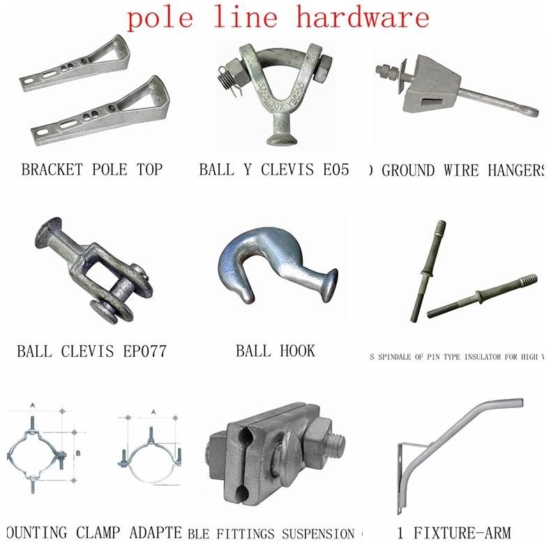 Hot DIP Galvanized Ground Plate Pole Butt