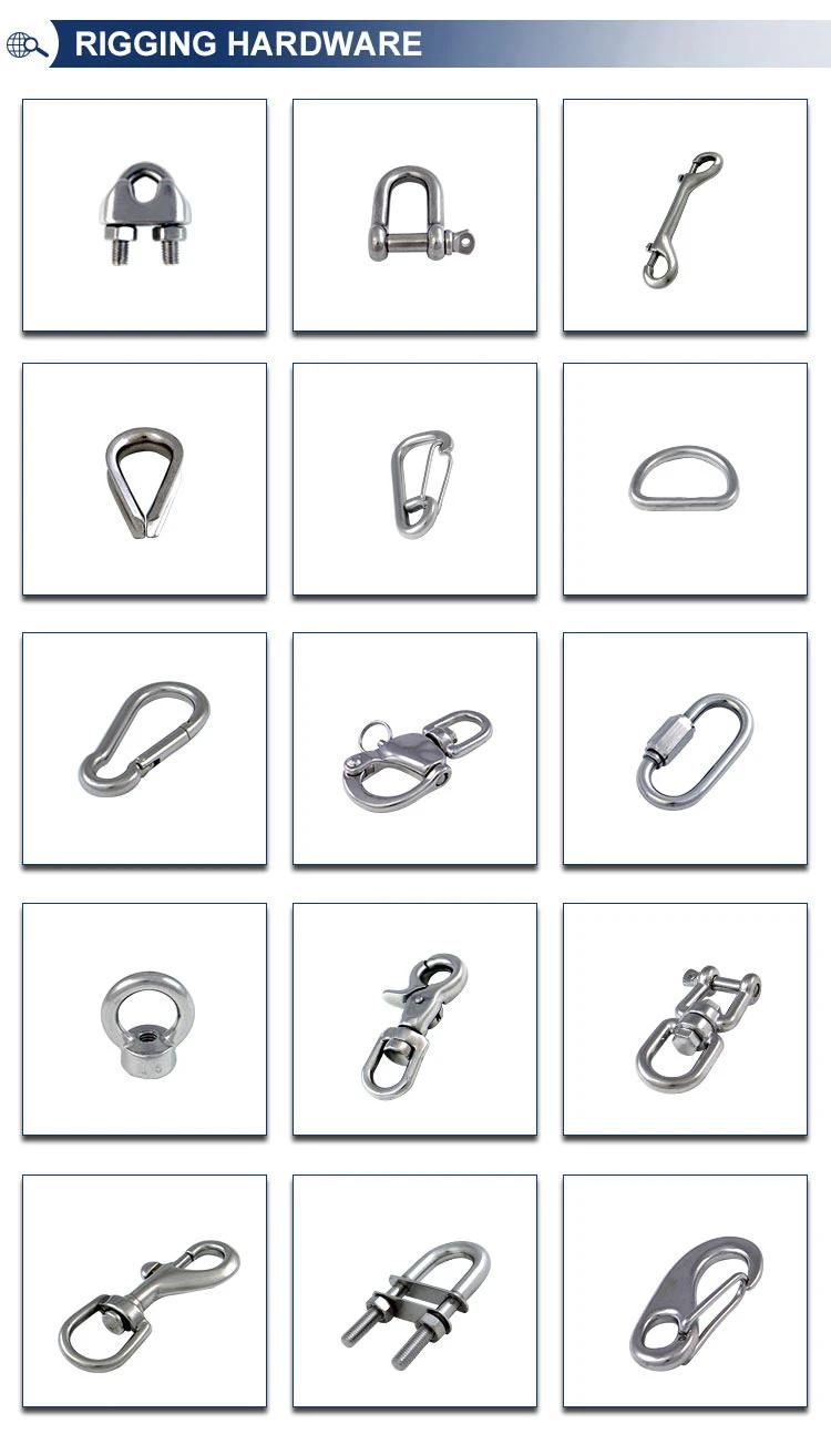Stainless Steel Screw Pin Long D Shackle