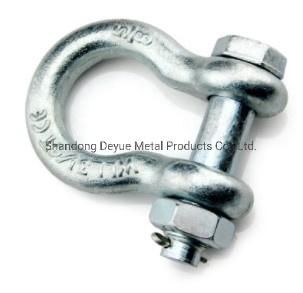 Sail Rigging U S Type Wll17t 1 1/2 Inch Screw Anchor Bow Shackle