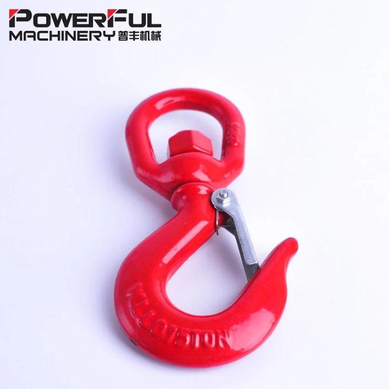 Rigging Hardware U. S Type S322 Carbon Steel Crane Lifting Swivel Hook