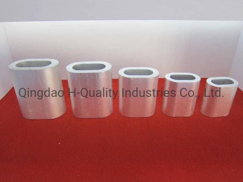 En13411-3 DIN3093 Aluminium Oval Sleeve Fitting for Wire Rope