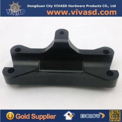 CNC Machining Anodized Black Motorcycle Part
