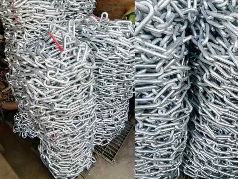 Steel or SS304 316 DIN 763 DIN 766 Lifting Chain Anchor Link Chains