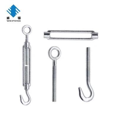 Industrial Eye-Jaw-Hook Weifeng Bulk Packing All Sizes Wire Rope Hook Buckle