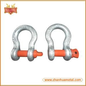 G209 Forged Carbon Steel Bow Screw Pin Anchor Shackle