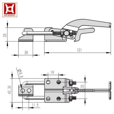 OEM Toggle Clamp Toggle Clamp Good Quality Steel Heavy Duty Toggle Clamp