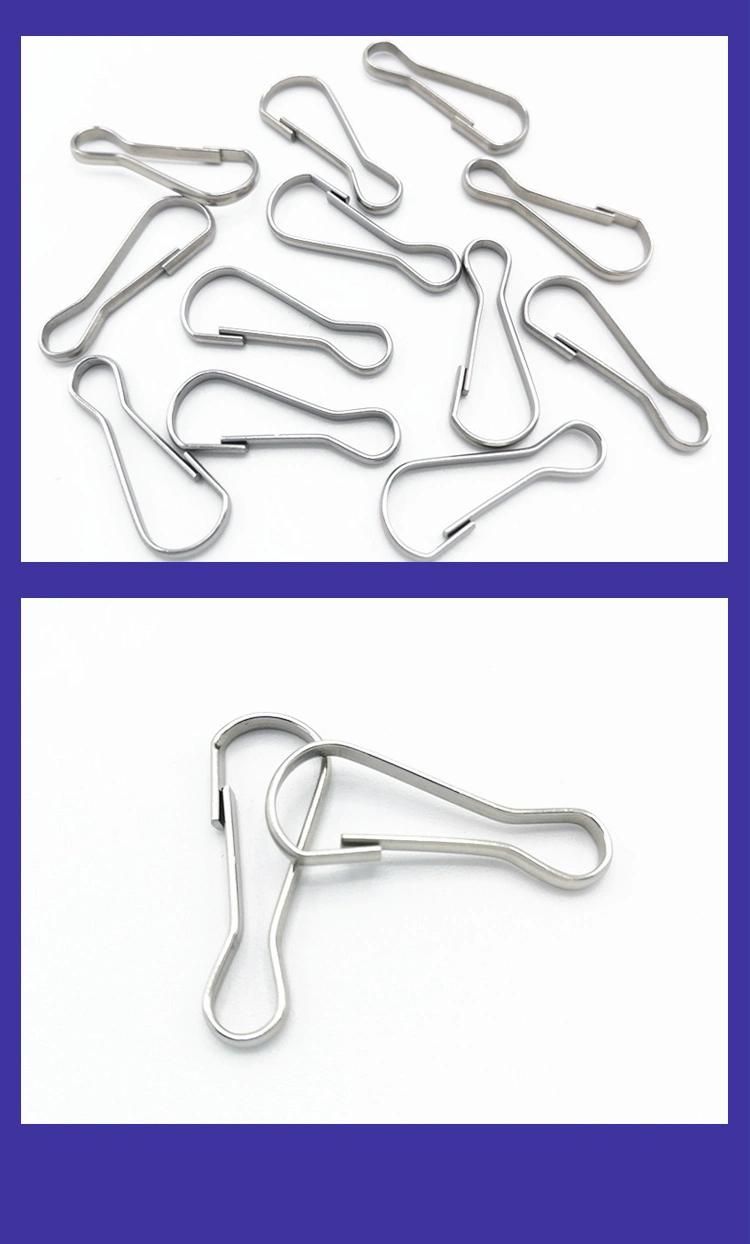 Metal Spring Hooks Purse Pulis Snap Clip for Lanyard ID Card