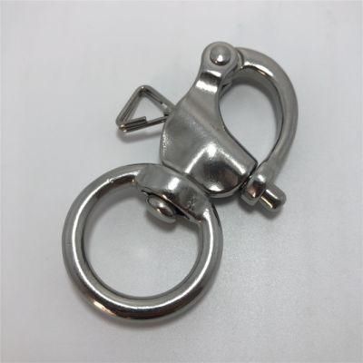 Marine Grade Stainless Steel Swivel Eye Snap Shackle for Lifting