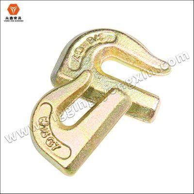 Hot Forging G70 3/8in and 5/16in 2 PCS Galvanized Welded Plate Forged Trailer Truck Grab Hook