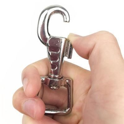 Wholesale Shiny Silver Buckle for Dog Collar Handbag Accessory Lobster Clasp Swivel Snap Hooks for Lanyard