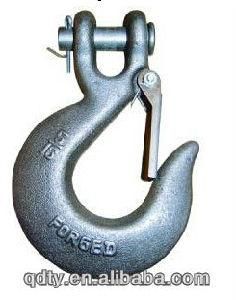 Carbon Steel Drop Forged Galvanized Clevis Slip Hook with Latch