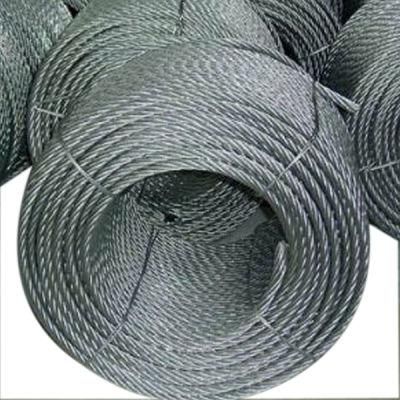 Ungalvanized Steel Cable 6X19+FC with Good Quality