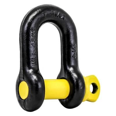 D Shackle 3/4 Inch 4.75 Ton Working Load Alloy Steel G80 Marine Shackle