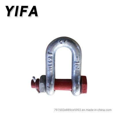 Drop Forged G2150 Bolt Chain Shackle with Safety Pin