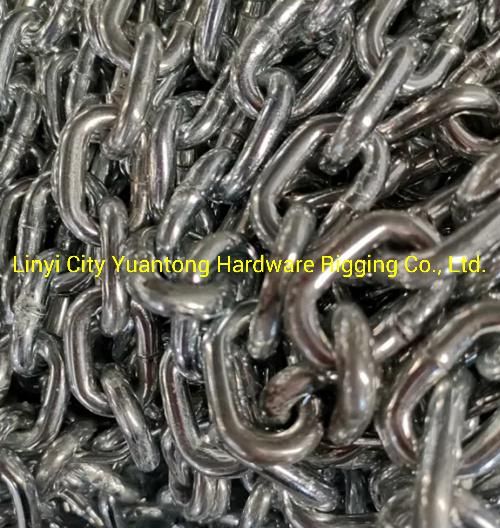 Hot Sale 6mm Welded Galvanized DIN766 Short Link Chain Made in China