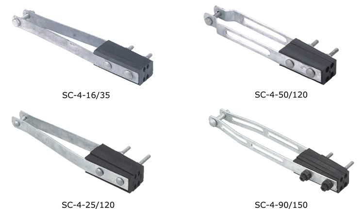 Anchor Clamps for Self Supporting LV-ABC Lines 4 Cores