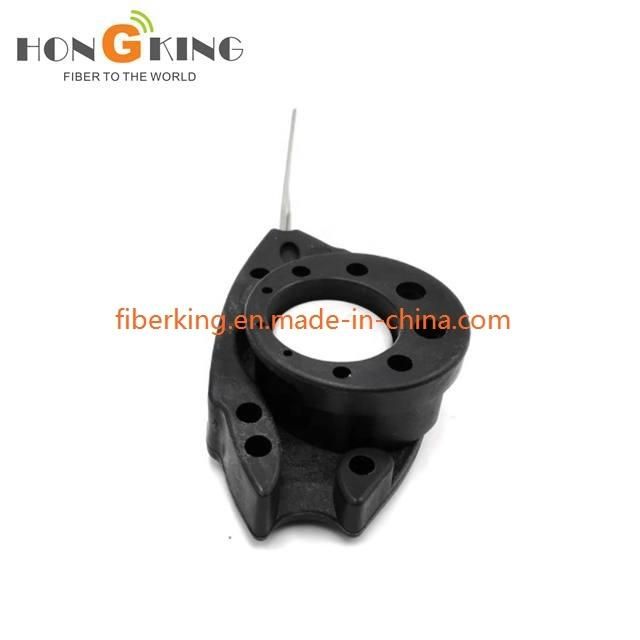 FTTH Fish Shape Rotating Deflection Drop Cable Clamp