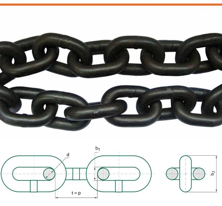 14mm/18mm/19mm/22mm/26mm/30mm/34mm/38mm/42mm Blackened High Quality G80 Mining Chain