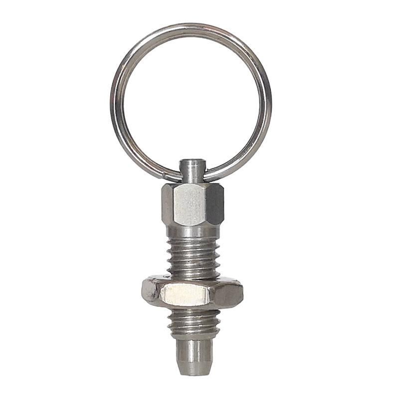 Stainless Steel/ Carbon Steel Zinc Plated Non Lock-out Pull Ring Indexing Plunger