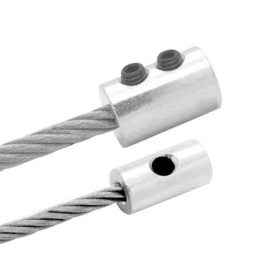 Custom Aluminium Steel Copper Threaded Wire Rope End Stop