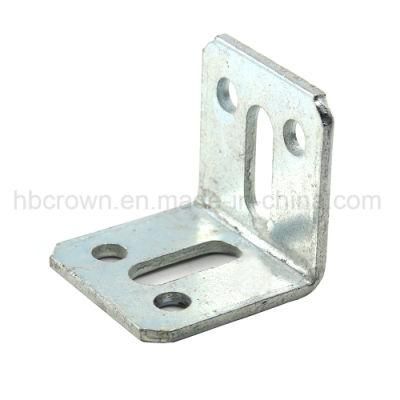 Custom Sheet Metal Stamping Angle Iron Corner Bracket