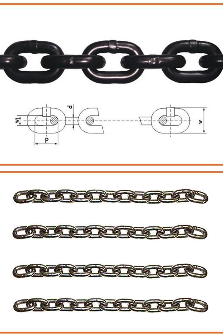 Factory Supplied High Strength Galvanized G80 Load Chain