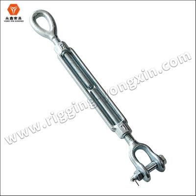 U. S. Type HDG Turnbuckle Jaw-Eye Open Body Turnbuckle M28 Hot DIP Galvanized Turnbuckle