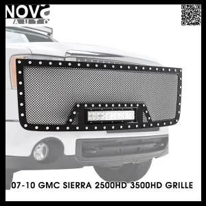 Black Stainless Steel 2007-13 Gmc Sierra 1500 Grille