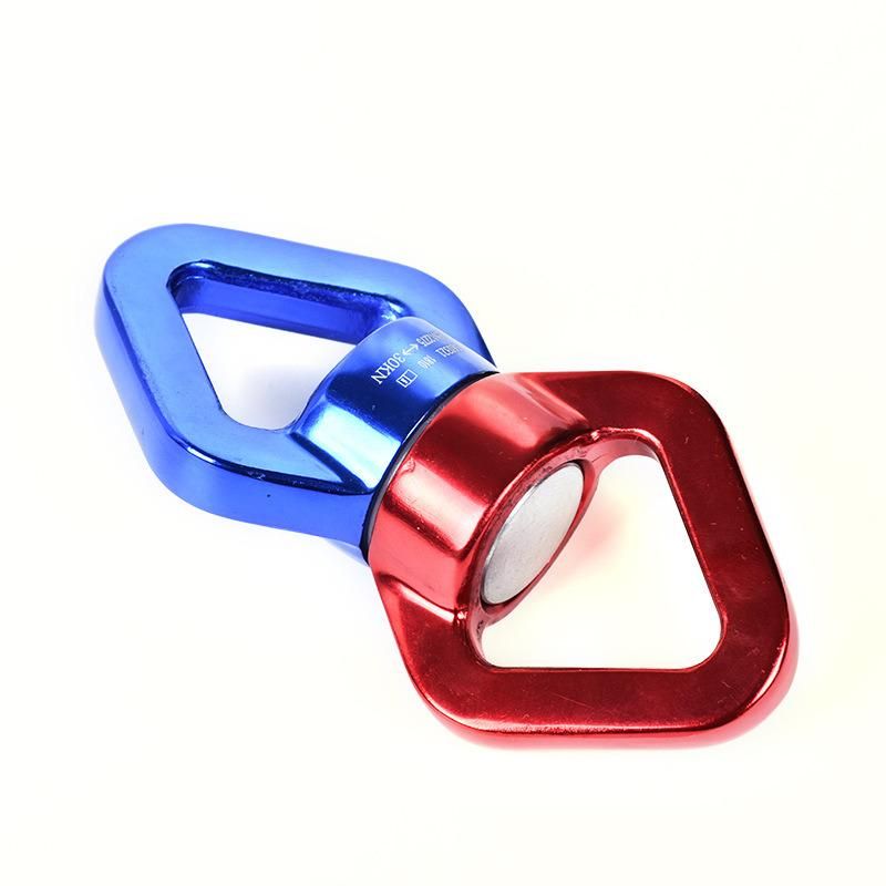 Kingslings Climbing 30kn Yoga Swing Carabiner Gold Swivel 360 Swivel Hook