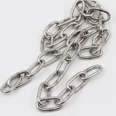 Grade 30 DIN766 Short Link DIN763 Long Link Medium ASTM80 Nacm90 JIS Standard Stainless Steel Link Chain