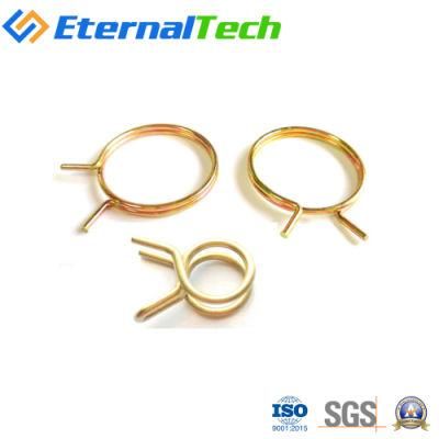 Small Stainless Steel Ring Shape Head Hoop Wire Forming Spring Snap Ring Manufacturers