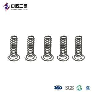 Stainless Steel Clips Conical Contacts Battery Spring