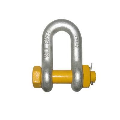 G2150 Electronic Galvanzed Steel D Shackle Price of Lifting Load Shackle