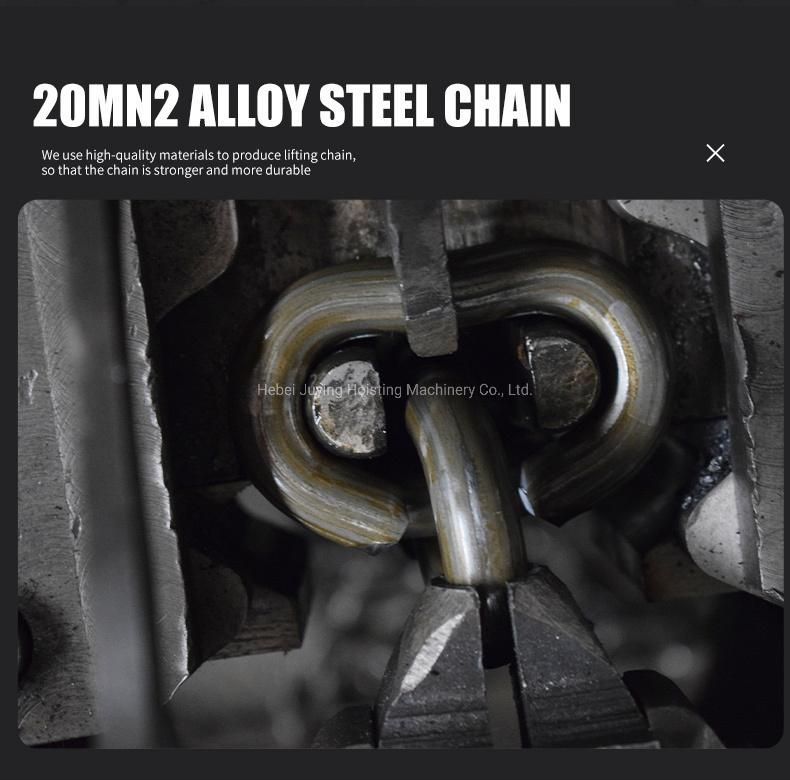 8mm G80 20mn2 Materials High Strength Lifting Chain