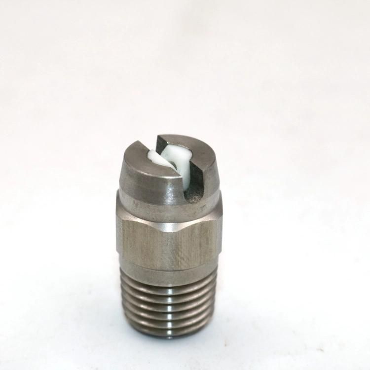 Hard Resistance High Pressure Stainless Body Ceramic Flat Fan Nozzle