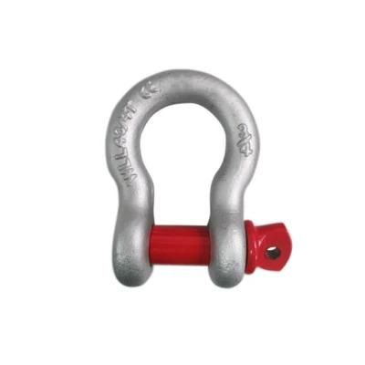 7/8 Inch 6.5 Ton Size G209 Us Type Alloy Steel Screw Pin Lifting Anchor Bow Shackle