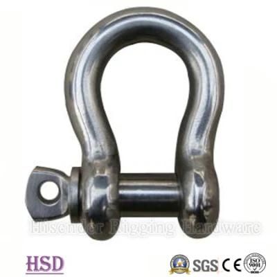 Us Type Forged Shackle, Stainless Steel 304, 316, A2, A4, European Large Dee, Bow Type