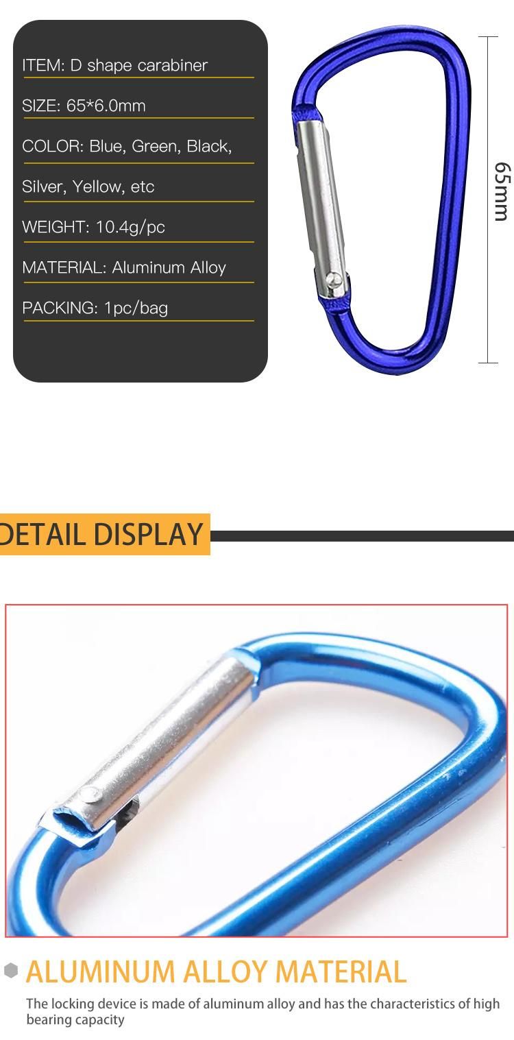 Hot Sale High Quality Custom Aluminum Climbing Carabiner