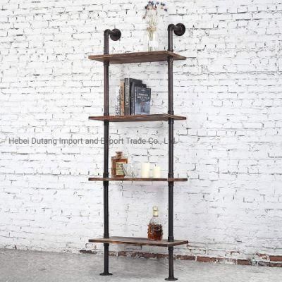 DIY Furniture Fittings Retro-Style Wall Pipe Fitting Wall Shelf