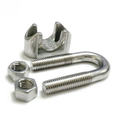 China Rigging Hardware Malleable U Shaped DIN741 Casting Steel Wire Rope Clip Clamp