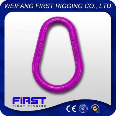 High Quality G341 Forged Pear Shape Link with Plastic Spraying
