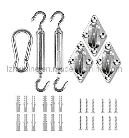 High Quality Custom Anchor Construction Stainless Steel Eye Hook Open Body Turnbuckle Bolt with Hook