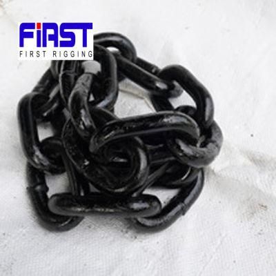 18mm Black Alloy Link Chain for Mine Equipment