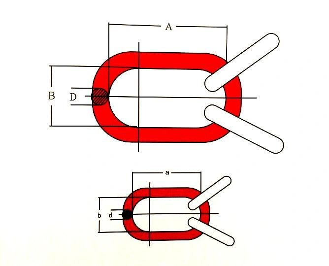 Middle Scale 11 Ton Working Load Master Link Sub Assembly